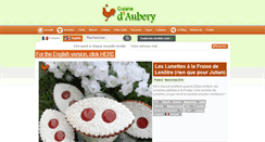 Desktop Screenshot of cuisinedaubery.com